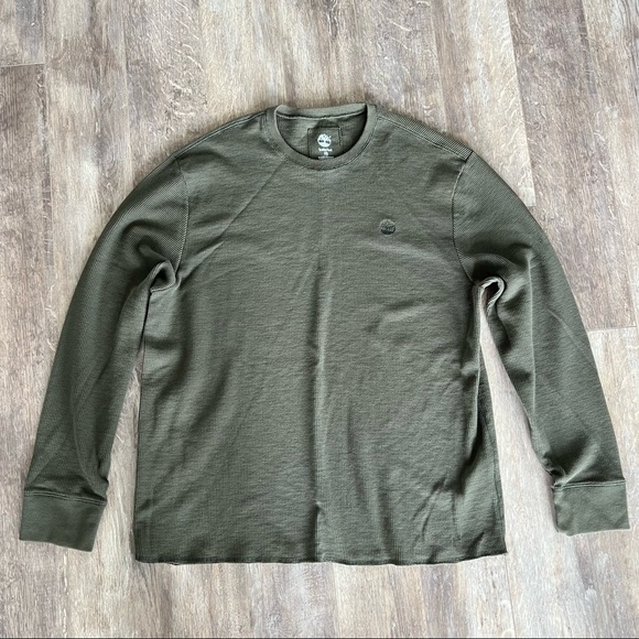 Timberland Other - Timberland Crew Neck Waffle Long Sleeve - Army Green